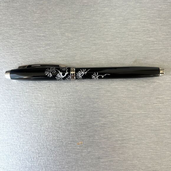 Sheaffer 100 Friends of Winter - Pine Black Laquer Ballpoint Pen LOT 2 Pens New - Picture 4 of 9